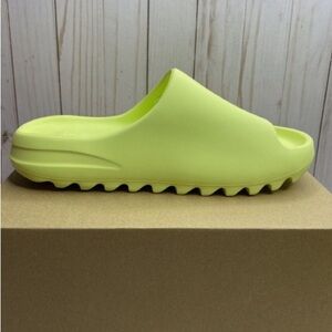 Adidas Green Mules Streamlined Slip-On Design